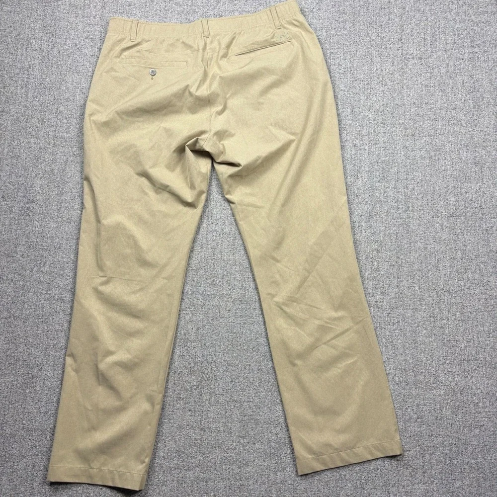 Under Armour Pants Mens 38x32 Performance Golf Tan Straight Fit Stretch